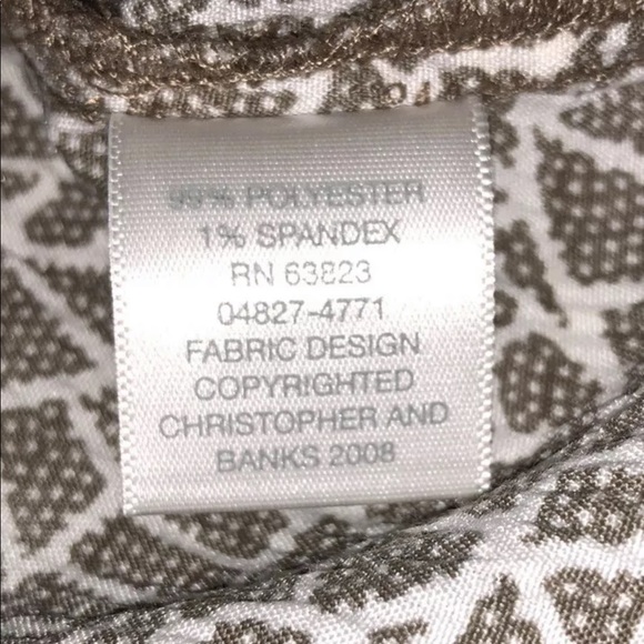 NWT Christopher & Banks Womens Button Up XL - Picture 5 of 10